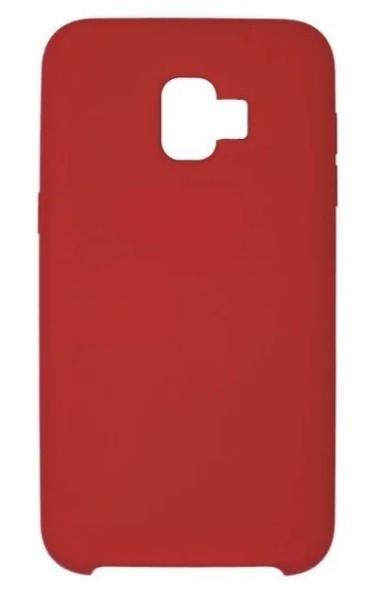 Чехол силиконовый для Samsung Galaxy J2 Core Silicone case красный