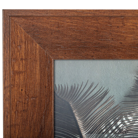 Фоторамка 15*21см. BRAUBERG "Cardinal" МДФ, красное дерево (391252)