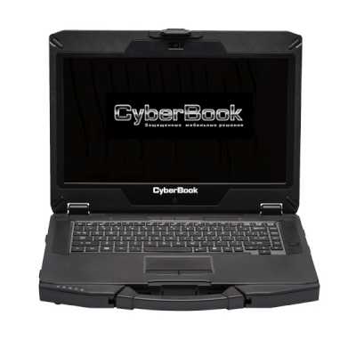 Защищенный ноутбук CyberBook S1154 14" дисплей FHD (1920 x1080), Intel® Core™ i5-1135G7 2.4ГГц-4.2 ГГц, 8 ГБ DDR4, SSD NVMe PCIe 3.0 256 ГБ, Wi-Fi 6 802.11ax, Bluetooth v5.2, микрофон, веб-камера 2 МП, USBx3, USB Type C, Audio, слот SD, RJ45, VGA, HDMI, C