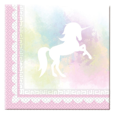 Салфетки "Единорог акварель", 20шт. (1502-3214)