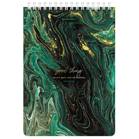 Блокнот BRAUBERG А5 80л. "Marble" (114386)