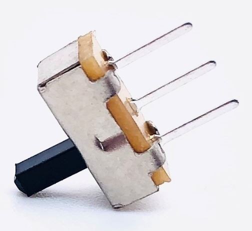 Переключатель движковый SS-12D00G4, SPDT, на плату шаг 2.5мм (DC 50V 0.3A)