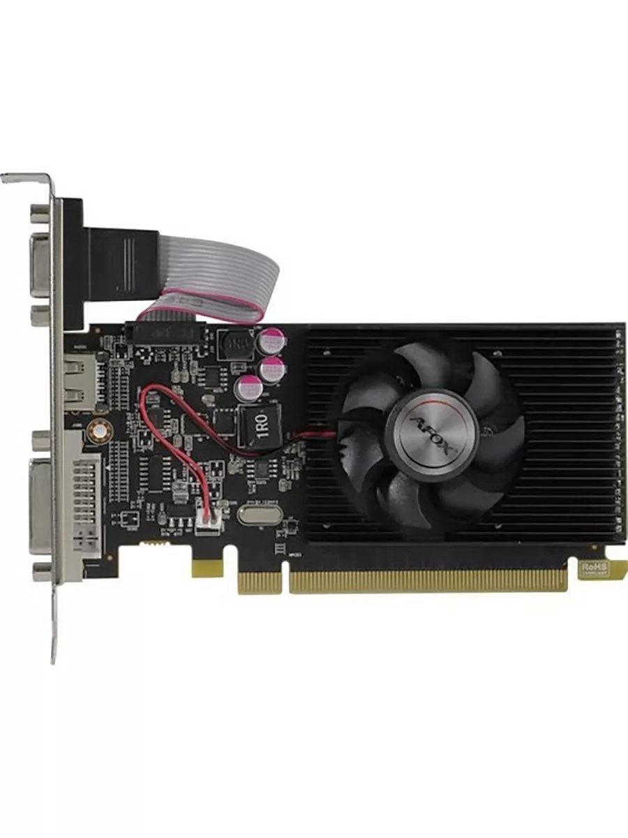 Видеокарта Radeon R5 220 Afox 2Гб GDDR3,64bit,DVI,HDMI,VGA 1FAN LP (AFR5220-2048D3L5) ret