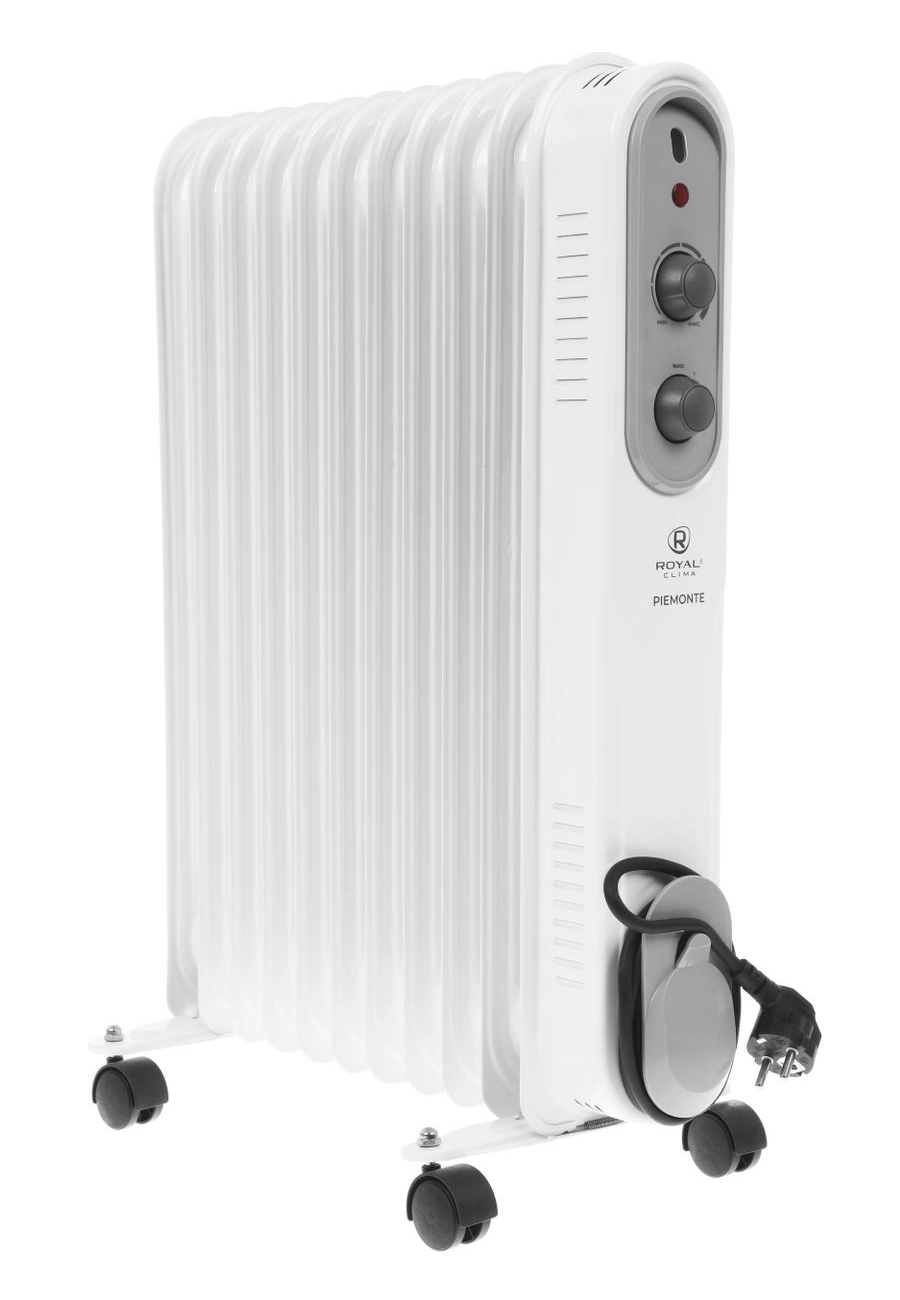 Масляный радиатор ROYAL Clima ROR- P11-2500M 2500Вт, 25кв.м, 11 секций, регул. темп., термостат