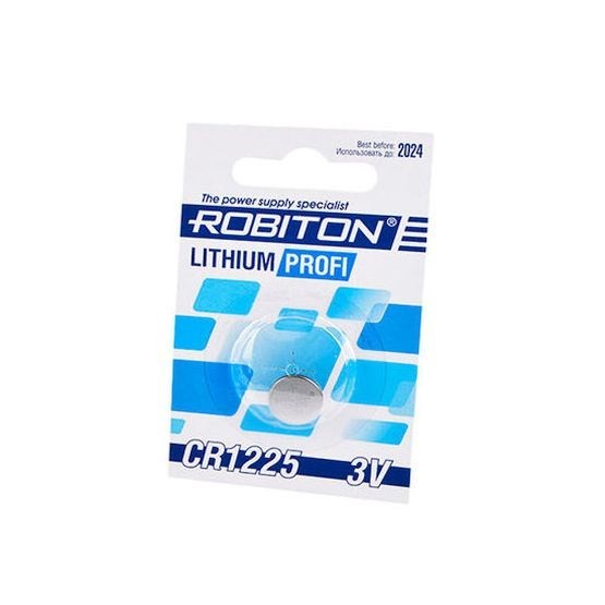 Батарейка CR1225 ROBITON 1шт. /3В. литиевая