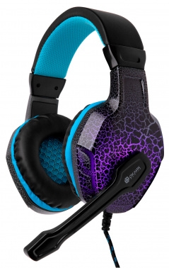 Игровая гарнитура Оклик HS-L400G ZEUS мониторные, 32Ом, 105дБ, кабель 1.8м, Black