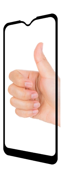 Защитное стекло для Samsung Galaxy A01/M01 Full Glue Premium Krutoff (black)