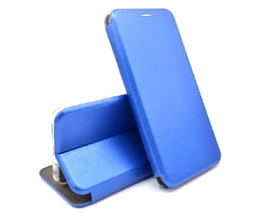 Чехол-книжка для Xiaomi Redmi Go INNOVATION Book синий,на силиконовой основе и магните