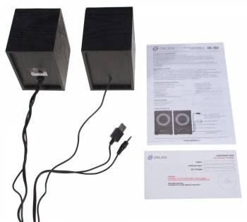 Колонки Оклик OK-160 2.0 черный 6Вт