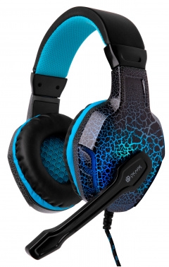 Игровая гарнитура Оклик HS-L400G ZEUS мониторные, 32Ом, 105дБ, кабель 1.8м, Black