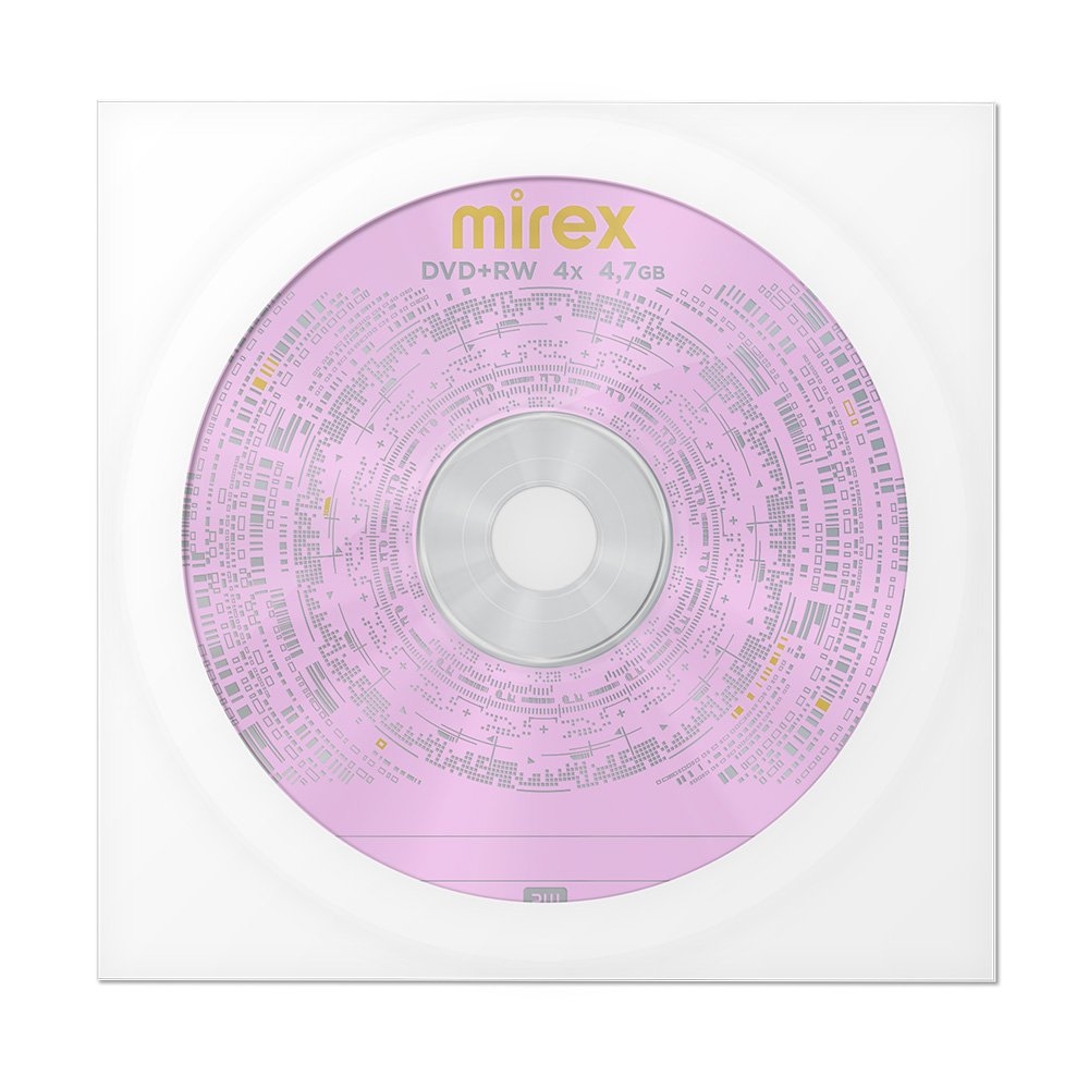 Диск DVD+RW 1шт Mirex 4.7Gb 4X Brand конверт (UL130022A4C)