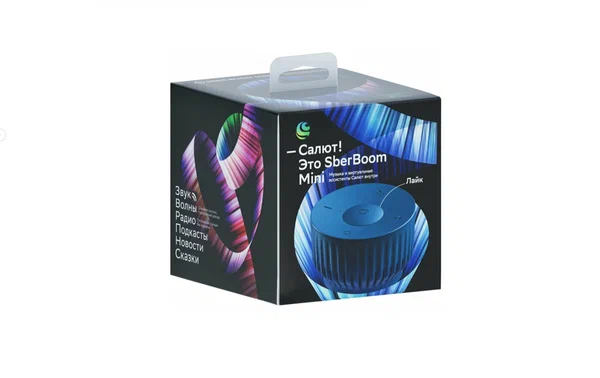 Умная колонка SberBoom Mini, SBDV-00095 синий