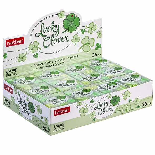 Ластик Hatber "Lucky Clover" ER_062293