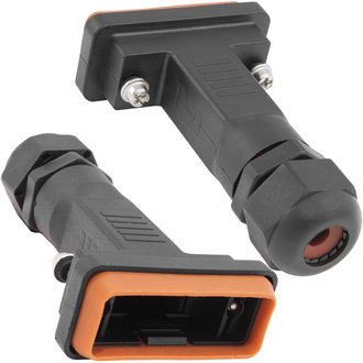 Корпус разъема DB-15, пластик, черный, DPL-15 IP67