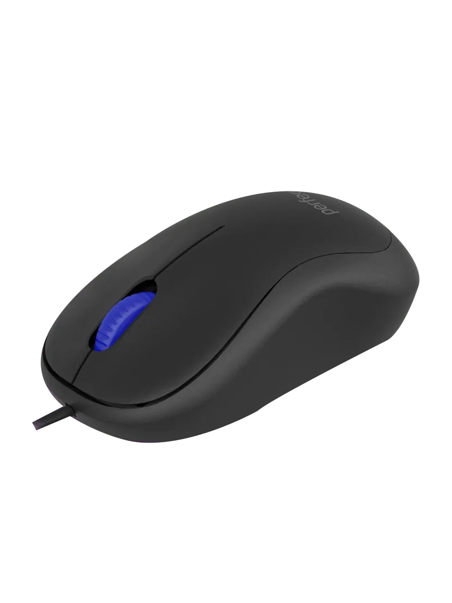 Мышь USB Perfeo YUPPI (B3413) оптическая, бесшумная, 3кн., 1000dpi, кабель 1,8м, черная