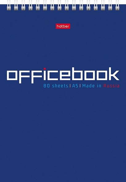 Блокнот Hatber А5 80л. "Office Book" 80Б5В1гр