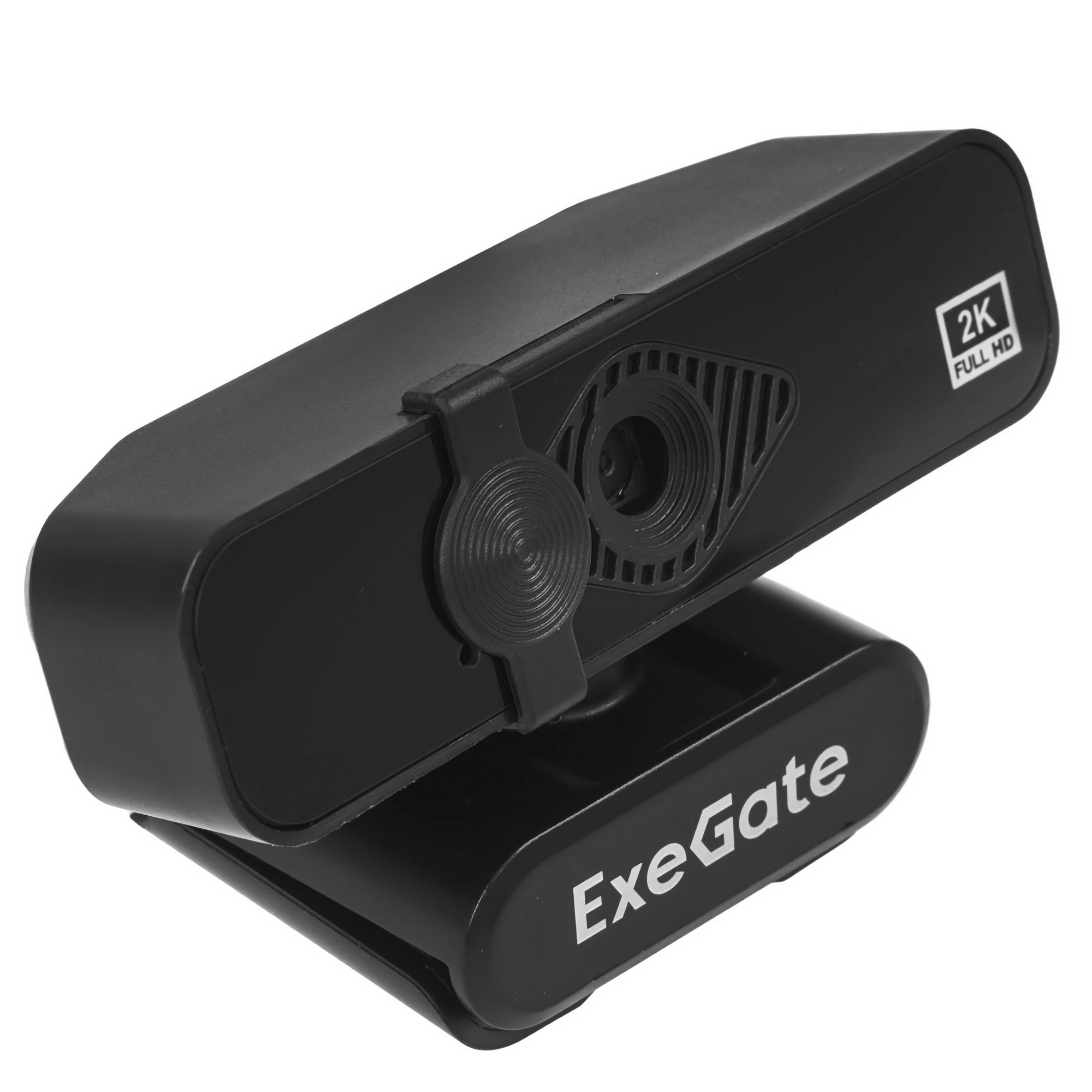 Веб-камера ExeGate Stream С958 2K AF (5Мп, QHD, 2592x1944, 30fps, автоматический фокус, защитная шторка)