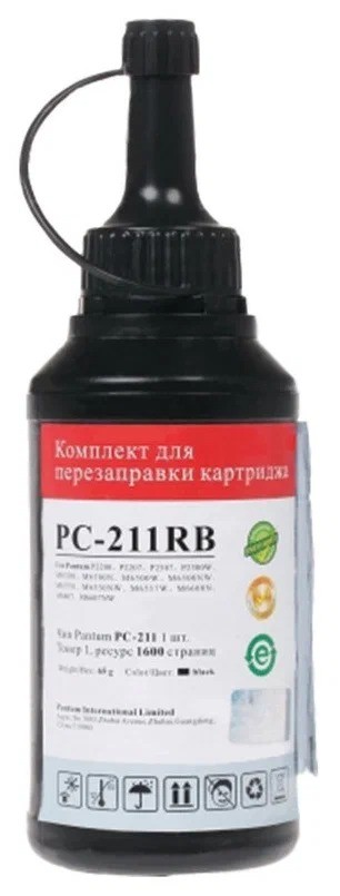 Заправочный комплект Pantum P2200/M6500 банка 65г/чип PC-211RB Булат