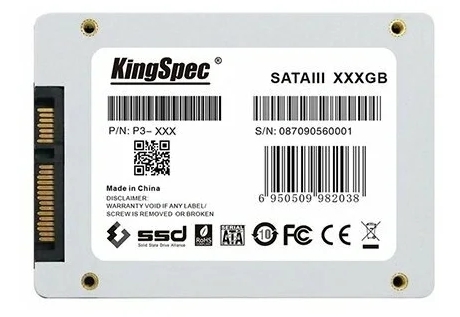 SSD-накопитель 128Гб KingSpec P3 [P3-128](3D NAND, 500/500 Мб/с)