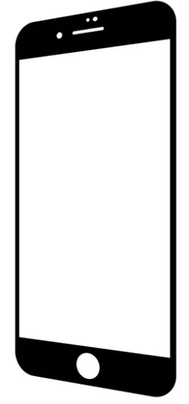 Защитное стекло для iPhone 7 Plus/8 Plus Full Glue Premium Krutoff (black)