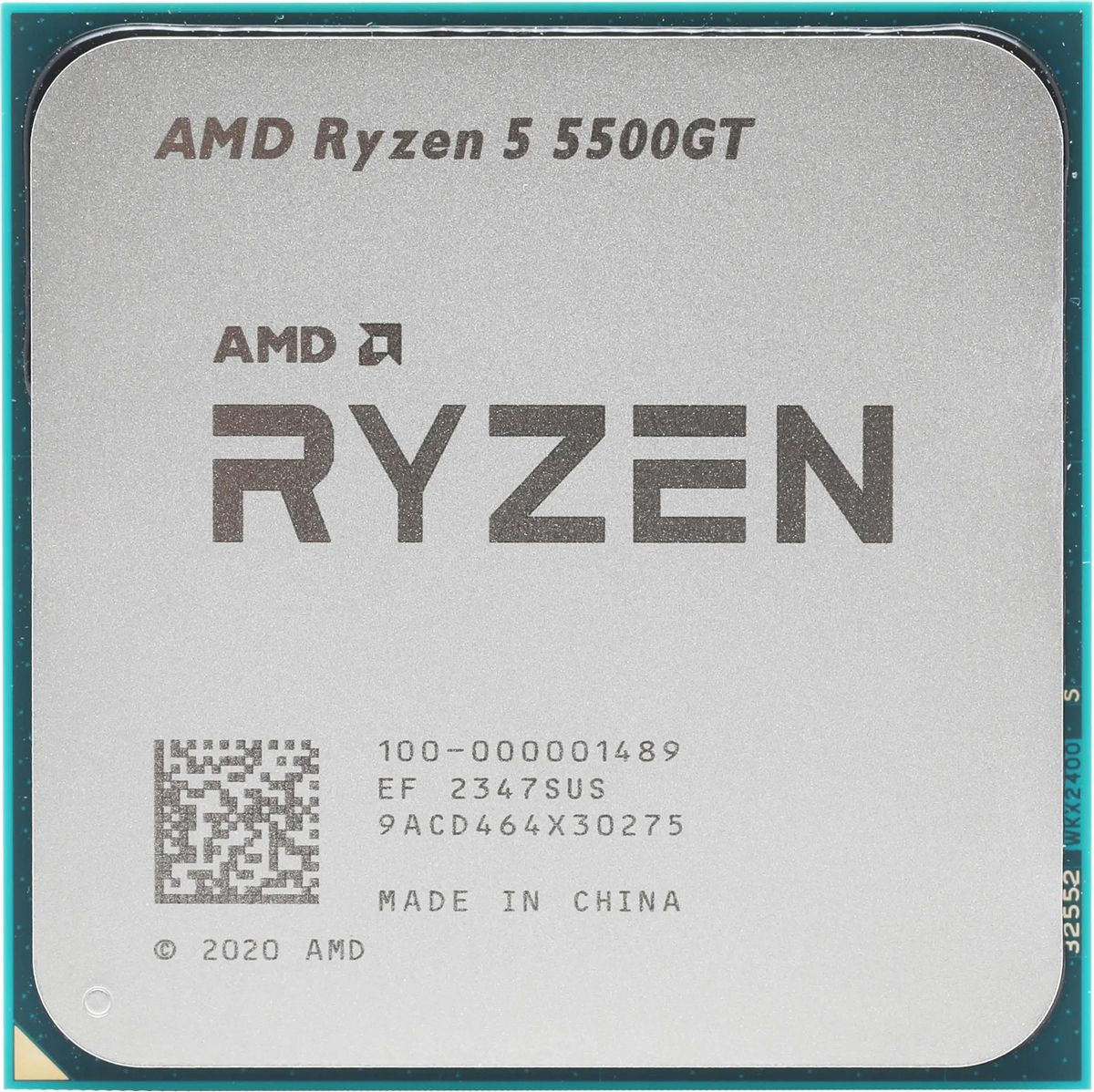 Процессор AMD AM4 Ryzen 5 5500GT (6ядер/12потоков*3,6ГГц-4,4ГГц,16Мб,Vega7,65Вт) oem