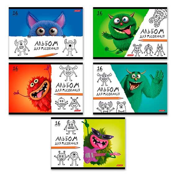 Альбом для рисования 16л. "Класс. Буки и барабашки" SVETOCH (16АЛСК4_1_3_9  000650)