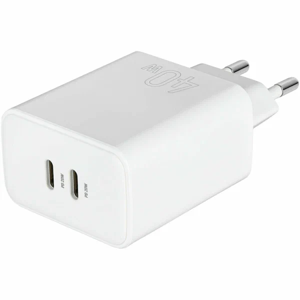 Зарядное_устройство - USB C_2x6A 40Вт PD TFN (TFN-WCRPD26) white