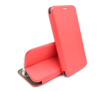 Чехол-книжка для Xiaomi Redmi 7 INNOVATION Book красный,на силиконовой основе и магните