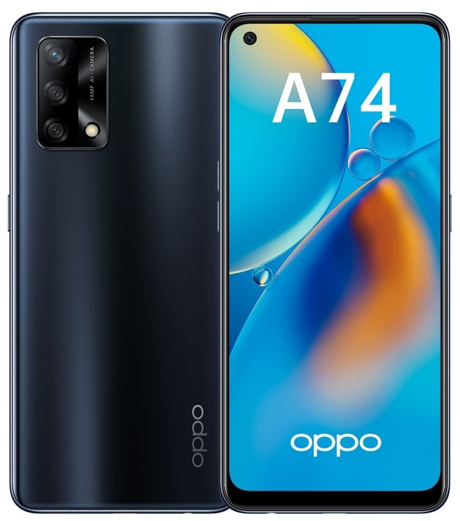 Смартфон Oppo A74 4Гб 128Гб Чёрный 6.4