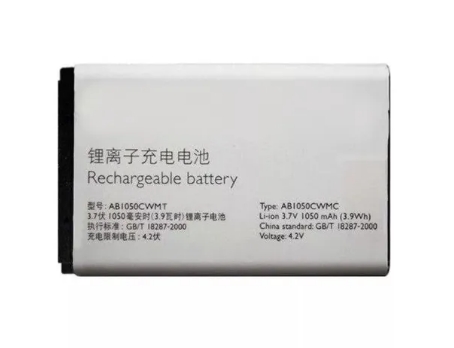АКБ (аккумулятор) Philips AB1050CWMT ( E103 ) 3.7V 1050mAh