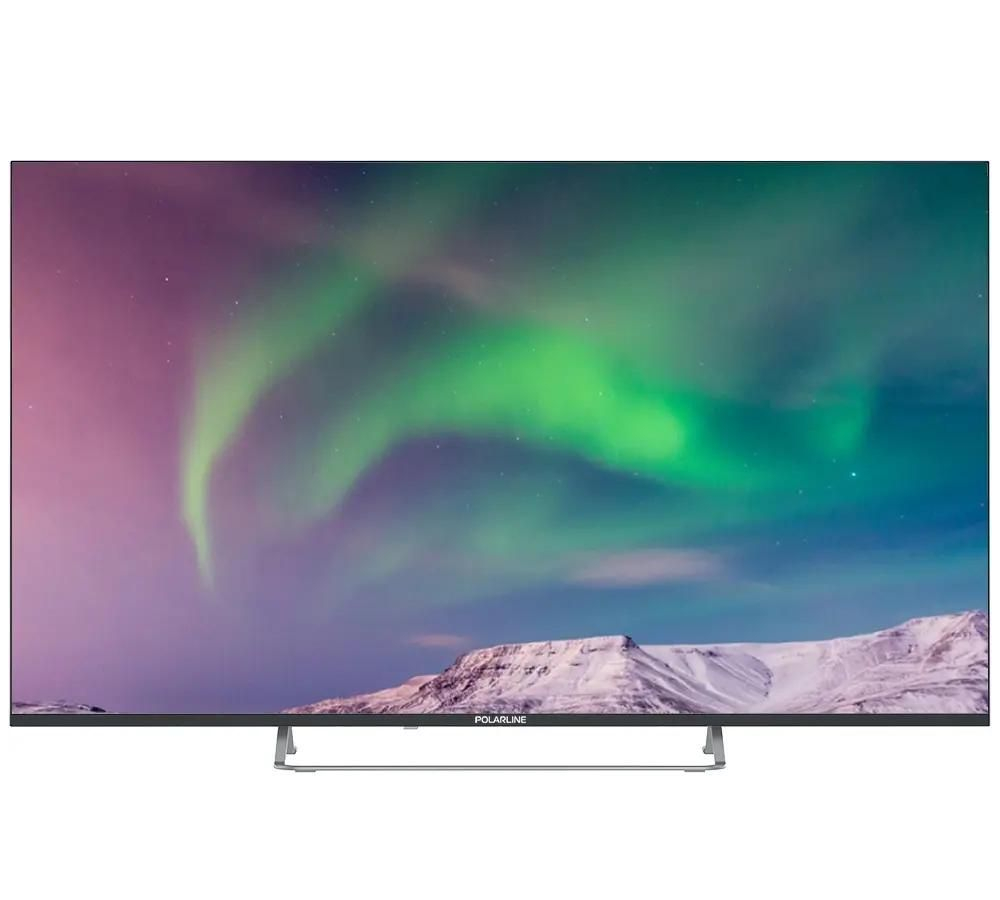 Телевизор 55" Polarline 55PQ71STC-SM 3840x2160/HDMI,USB/DVB-T2,T,C/WiFi/SmartTV/And/ Черный UHD 4K QLED