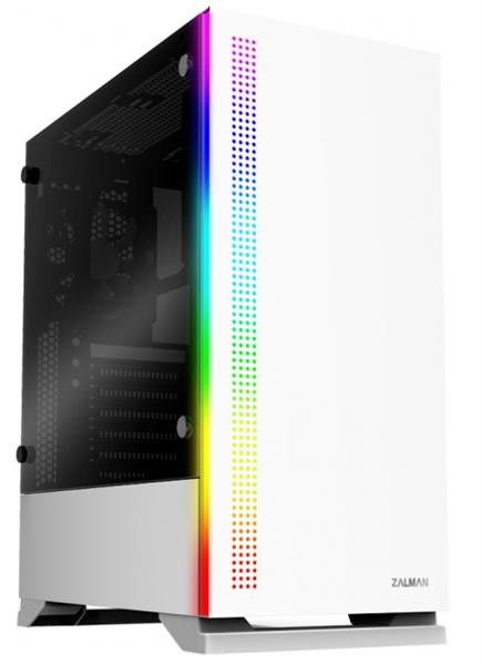 Корпус Zalman S5 белый без БП ATX 6x120mm 2x140mm 2xUSB2.0 1xUSB3.0 audio bott PSU