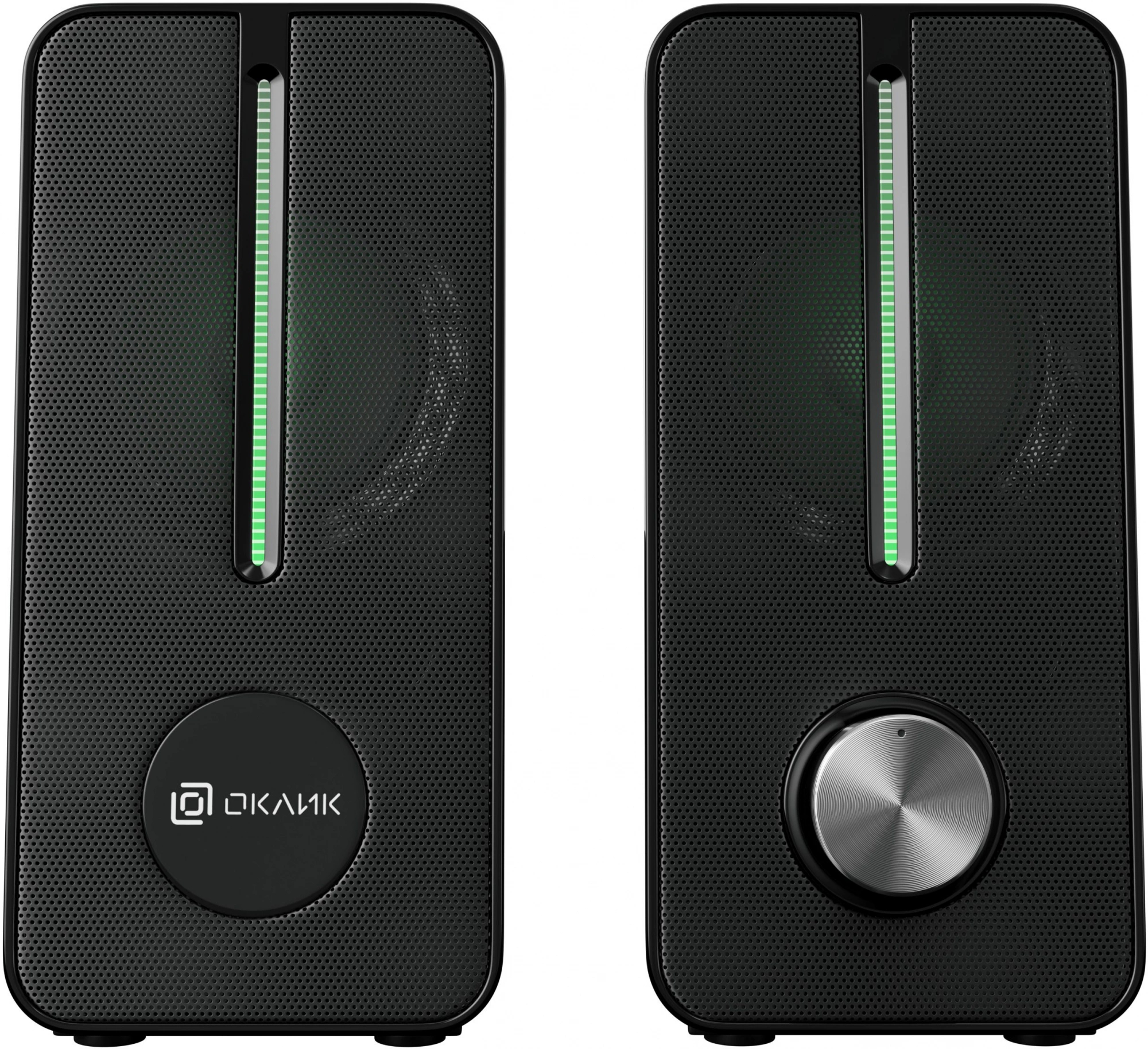 Актив.колонки 2.0 Оклик OK-120U 6Вт,питание от USB, черный