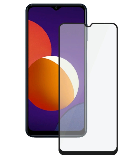 Защитное стекло для Samsung Galaxy M12 (2021) 3D Full Glue 0.3 мм, Deppa (62763) Черная рамка