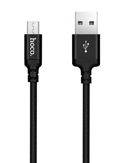 Кабель MicroUSB(m) - USB(m) HOCO X14, 1м, 2.0A, черный