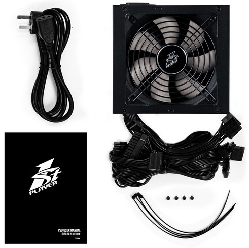 Блок питания 600Вт 1STPLAYER DK PREMIUM 600W (APFC,120мм,80+ Bronze)[PS-600AX]