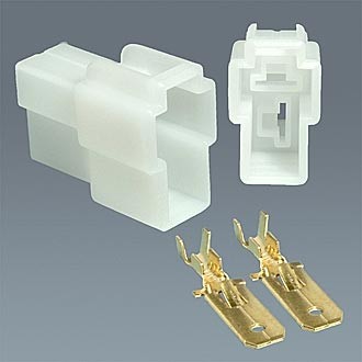 Разъем автомобильный 7022-6.3-11, 2*РП-П 1.5-6.3 в копусе