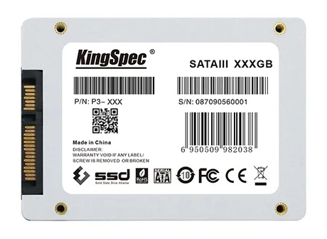 SSD-накопитель 256Гб KingSpec P3 [P3-256](3D NAND, 550/520 Мб/с)
