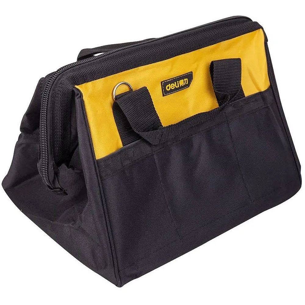 Сумка-саквояж для инструментов Deli DL-P2   350 x 280 x 290мм, 14 карманов, плечевой ремень, ткань Оксфорд 600D