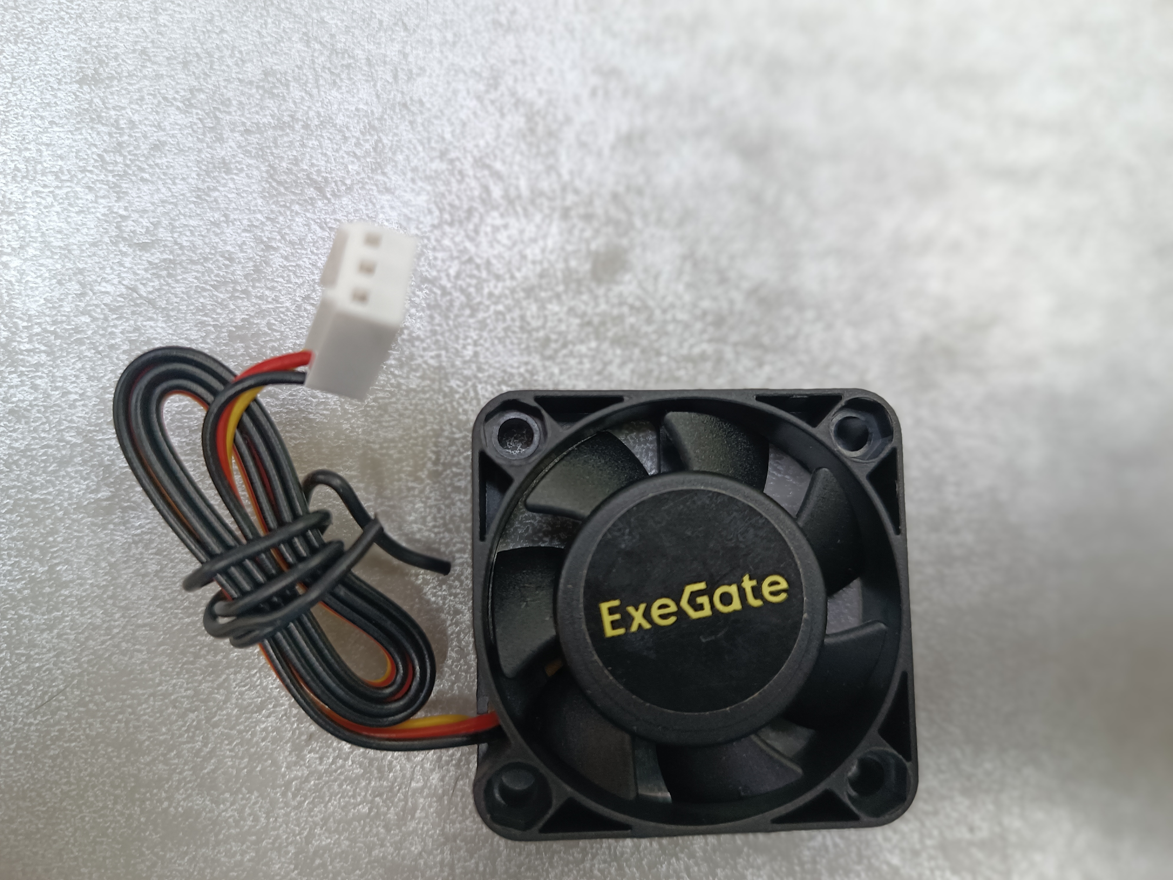 Распродажа. Кулер в корпус 40x40x10 ExeGate EX04010S3P (5000rpm/3pin/подшипник скольжения) (царапины)
