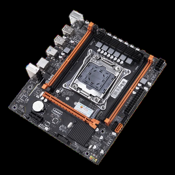 Мат.плата S2011V3 Huananzhi X99-4MF с процессором Xeon E5-2640v3 (mATX,4DDR4,PCI-E,M.2,4USB2.0,2USB3