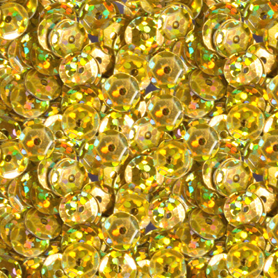 Пайетки "Zlatka" россыпью ZL 6 мм 10 г №07 т.жёлтый