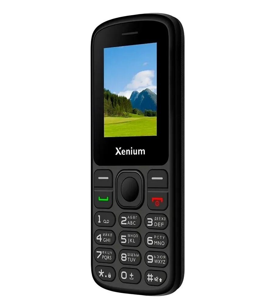 Сотовый Xenium X160 Black 2sim/1.77"/128*160/800мАч/моноблок