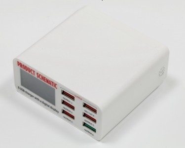 Зарядное устройство WLX-896 (40W, 5xUSB[5V 2.4A], 1xUSB[Quick Charge 3.0])