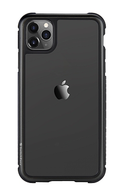 Накладка для iPhone 11 Pro Max SwitchEasy GLASS REBEL алюминий, стекло,черный метаk GS-103-83-173-95