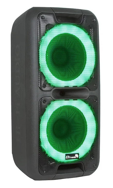 Портативная колонка ELTRONIC 20-14 DANCE BOX 300 динамик 10" 2шт. 120Вт, Bluetooth, TWS, FM, USB,  m