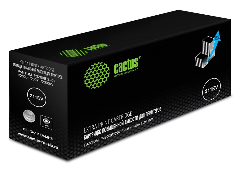 Картридж_лазерный Cactus CS-PC-211EV-MPS (PC-211EV/PC-211P) для Pantum P2200/P2207/P2500/P2507/P2500W черный (6000 стр)