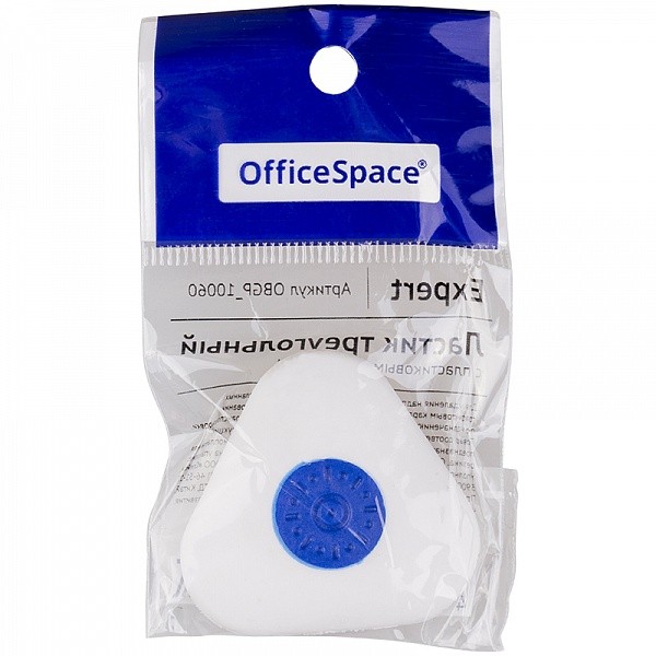 Ластик OfficeSpace "Expert",  треугольный, пласт. держатель (OBGP_10060 /235539)