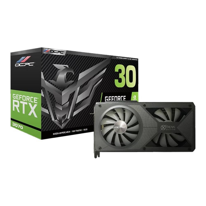 Видеокарта GeForce RTX3070 OCPC 8Гб DUAL GDDR6,256bit,HDMI,3DP ...