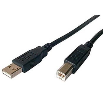 Кабель соединительный USB2.0 Am-Bm  3.0м Cablexpert (CCF-USB2-AMBM-10), экран, феррит.кольцо, черный